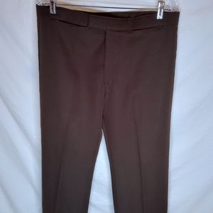 Vintage 70's Men's Polyester Disco Pants Angels Flight Tobias Kotzin  Brown